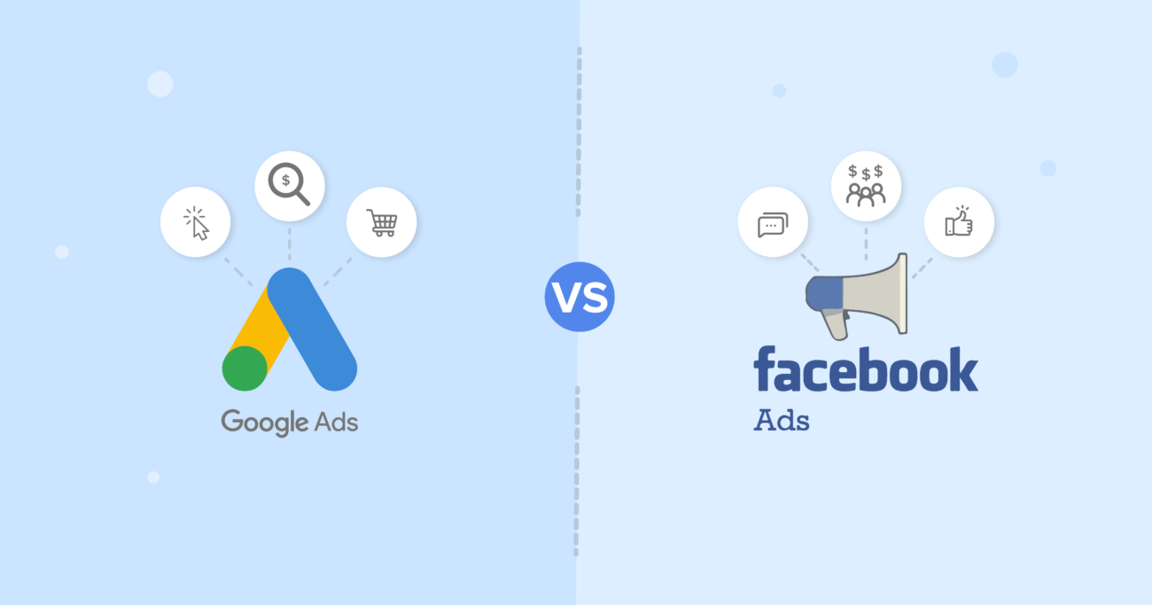 google ads vs facebook ads. Rising kee